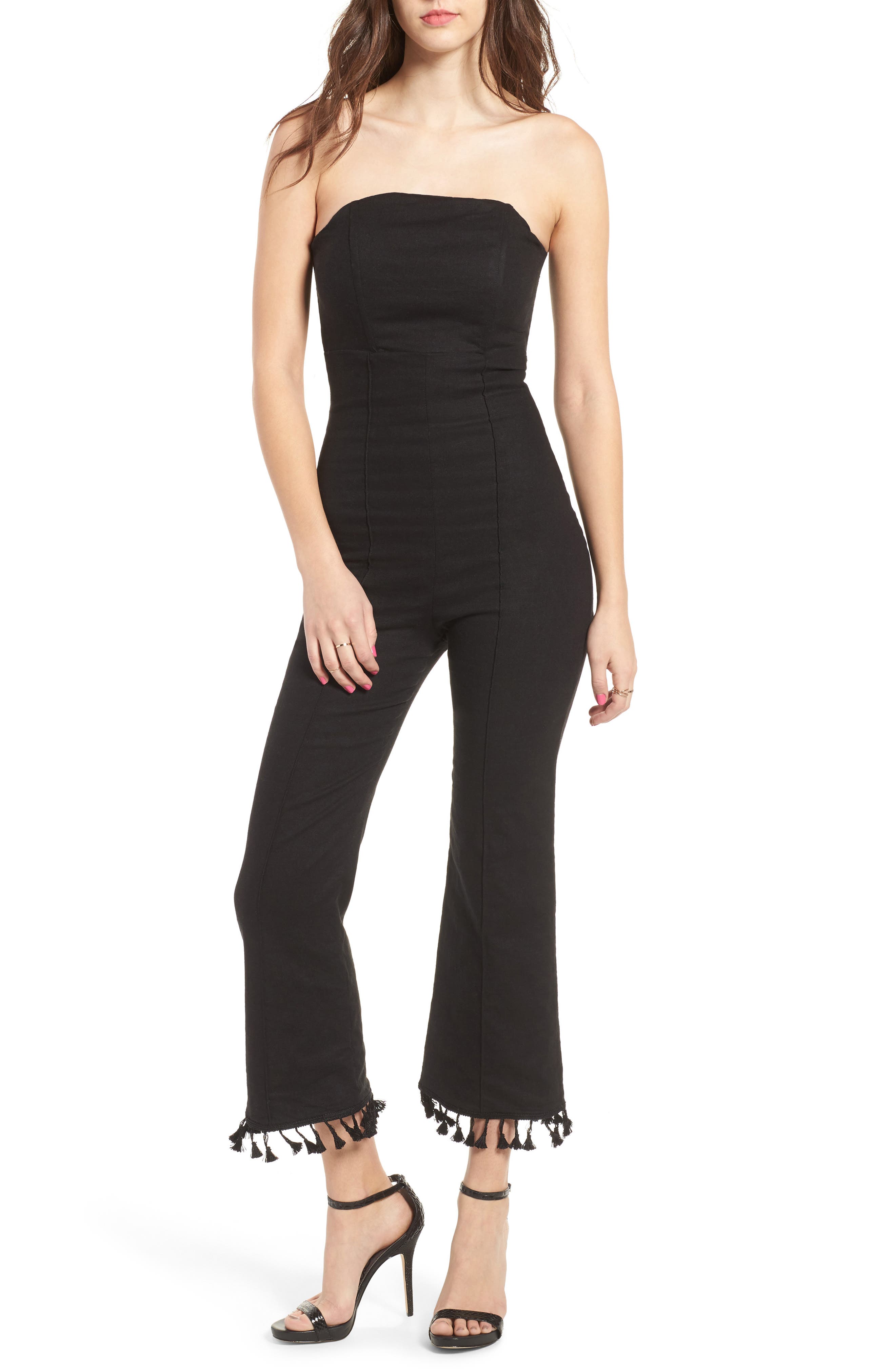Stone Fox Setting STONE COLD FOX Naples Crop Jumpsuit (Women) | Nordstrom