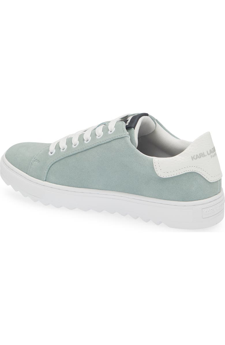 KARL LAGERFELD PARIS Suede Low Top Sneaker, Alternate, color,