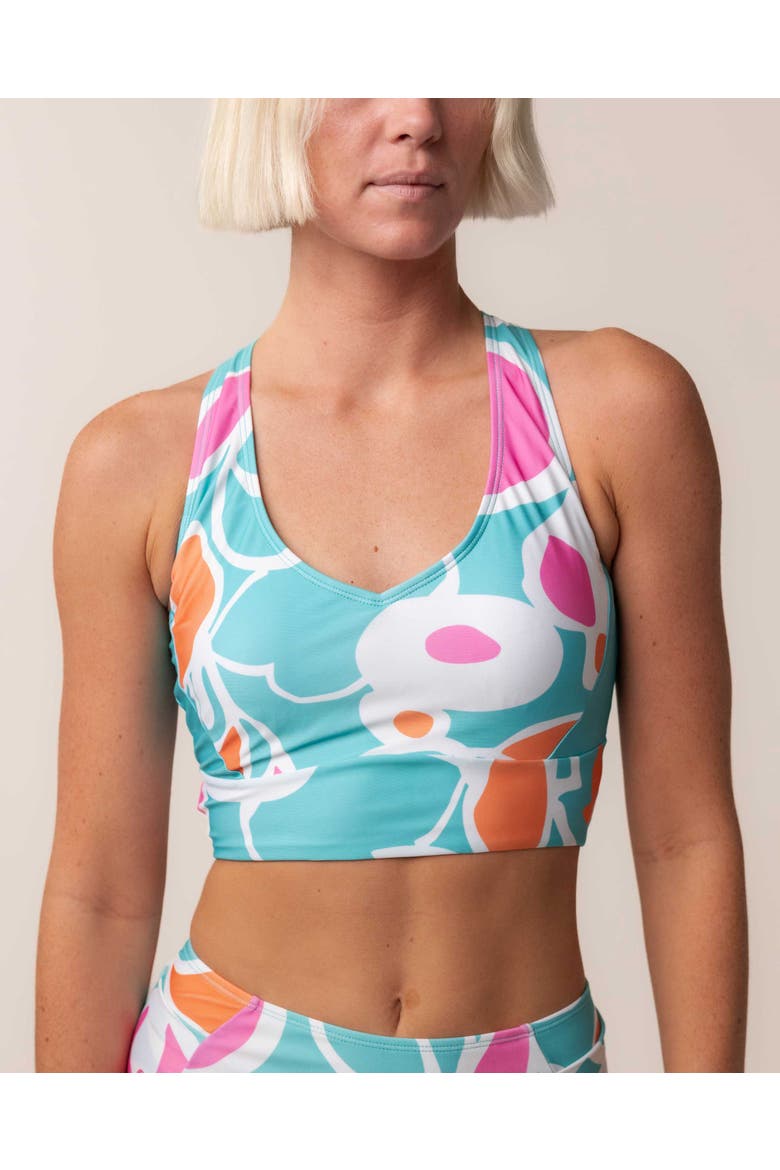 Underwire V-Neck Swim Crop, Main, color, Ella