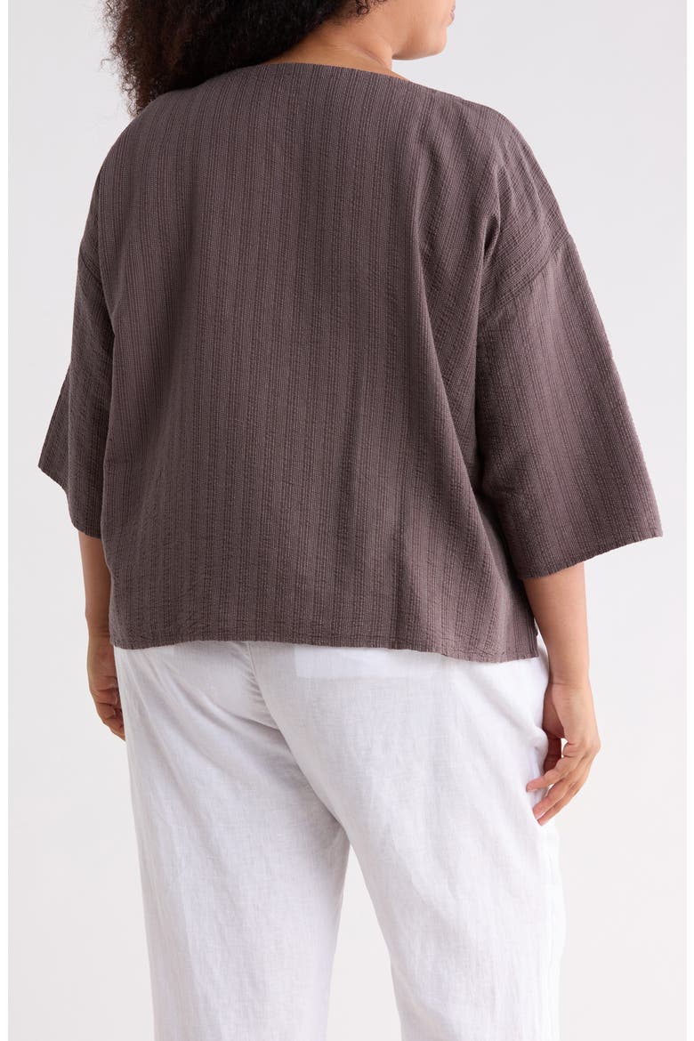Boxy Short Sleeve Top, Alternate, color, RYE