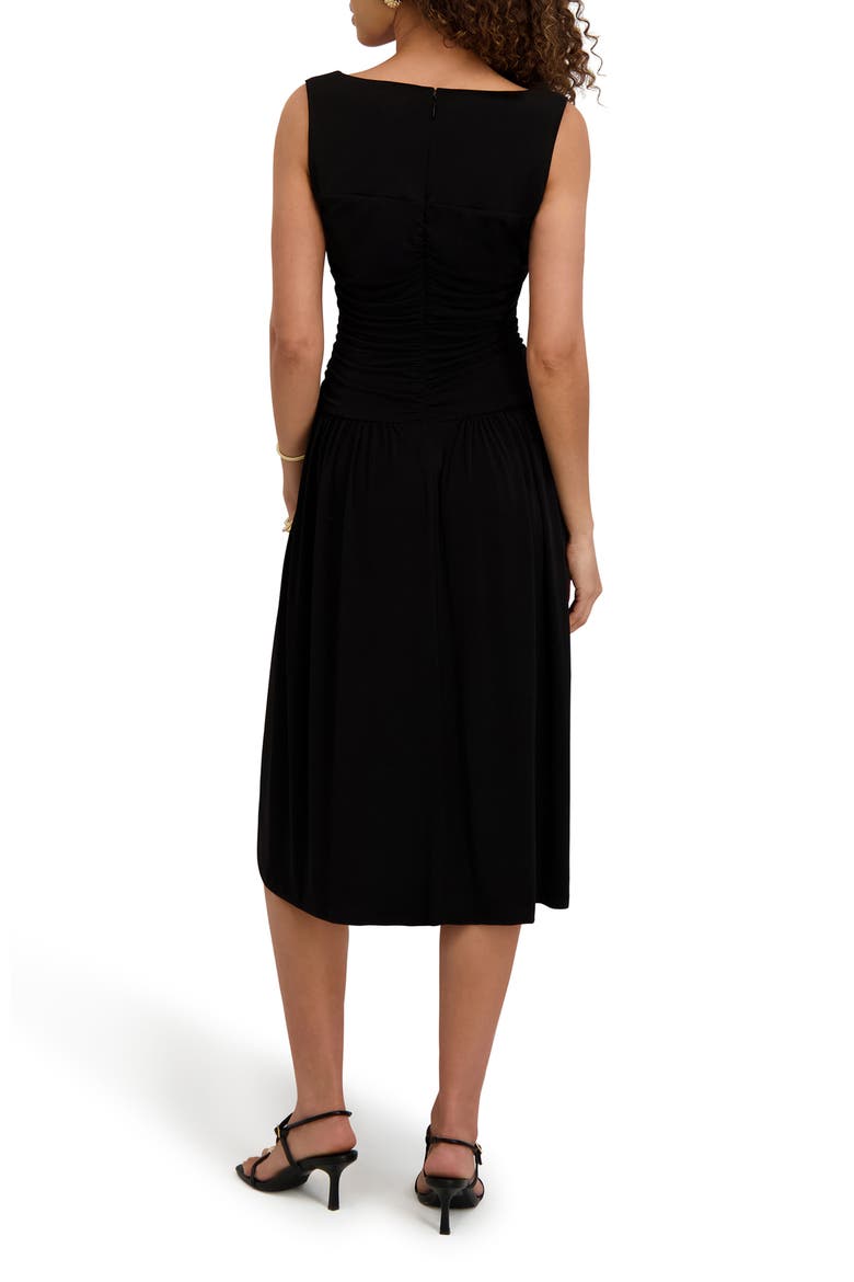 Stretch Jersey Dress, Alternate, color, BLACK