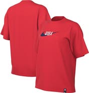 Nike Women's Nike  Red USMNT Swoosh T-Shirt