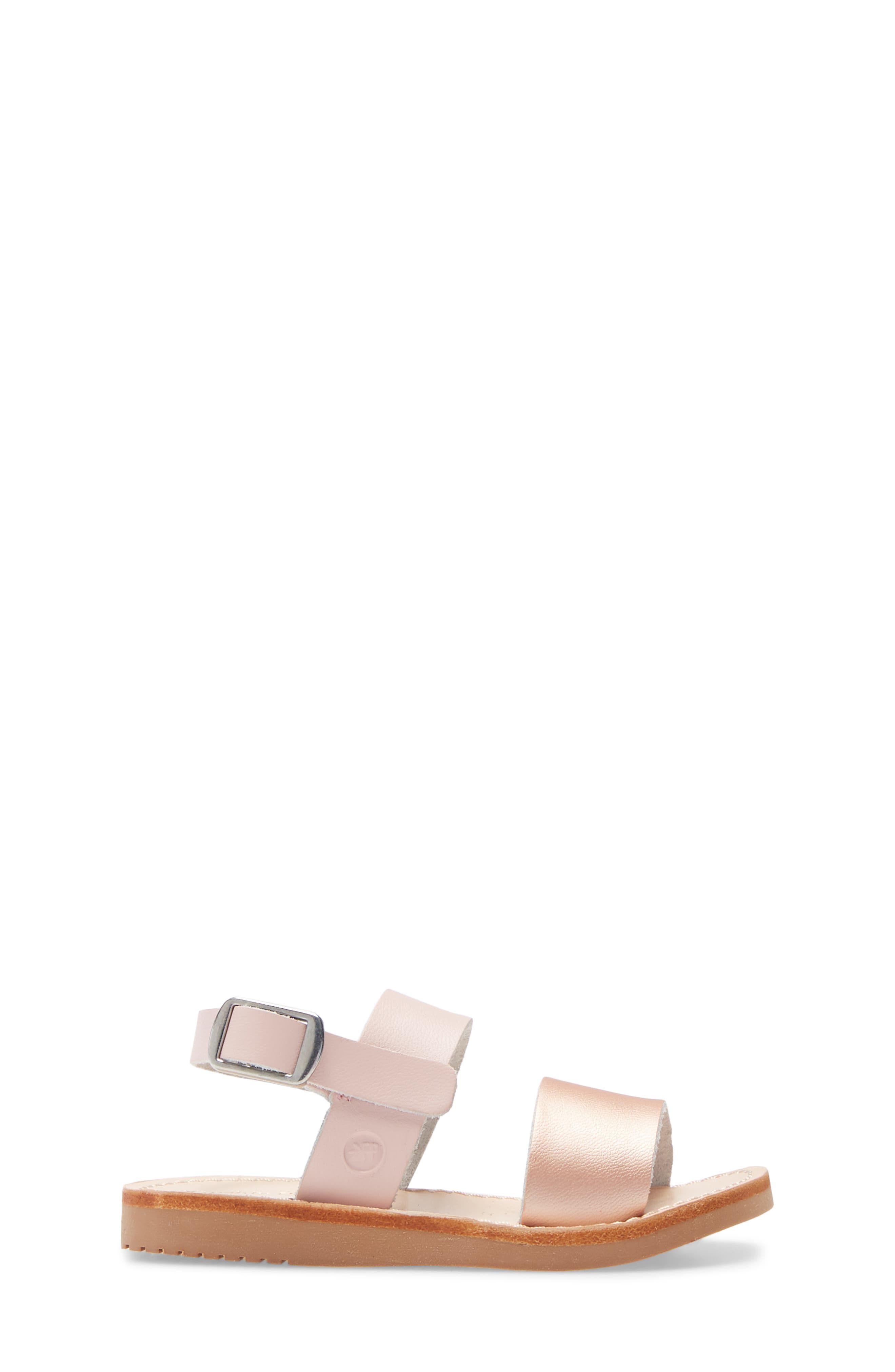 Sanibel Water Resistant Sandal, Alternate, color, ROSE GOLD / BLUSH