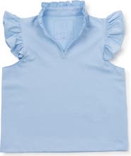Lila and Hayes Ellie Girls' Sleeveless Ruffled Top by LH Sport