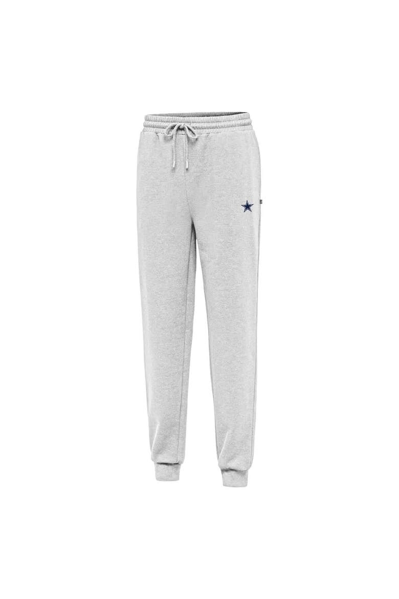 Men's Antigua Heather Gray Dallas Cowboys Idol Jogger Pants, Alternate, color, Heather Gray