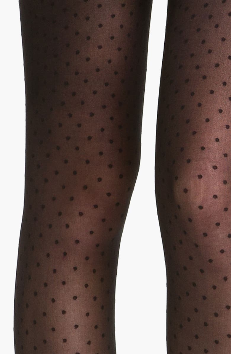 DKNY Dotted Tights, Alternate, color,