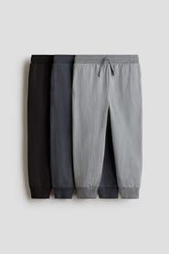 H&M 3-pack Cotton Joggers