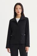 Ming Wang Stretch Deco Crepe Sport Jacket