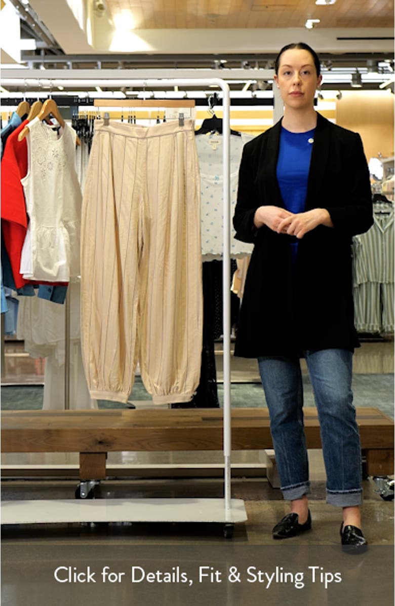 Malta Pantalon Stripe Balloon Pants, sales video thumbnail