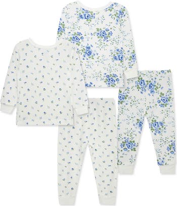 Floral Toile 2-Pack Stretch Viscose Pajama Set