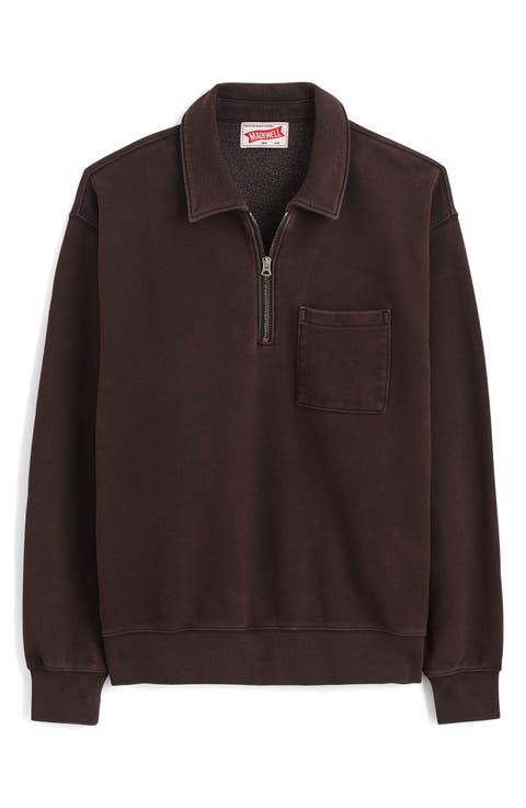 The McCarren Midweight Quarter Zip Sweatshirt