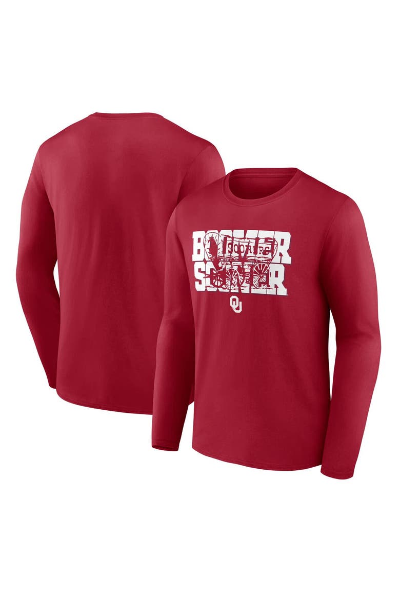 Men's Crimson Oklahoma Sooners Honored Long Sleeve T-Shirt, Main, color, Crimson