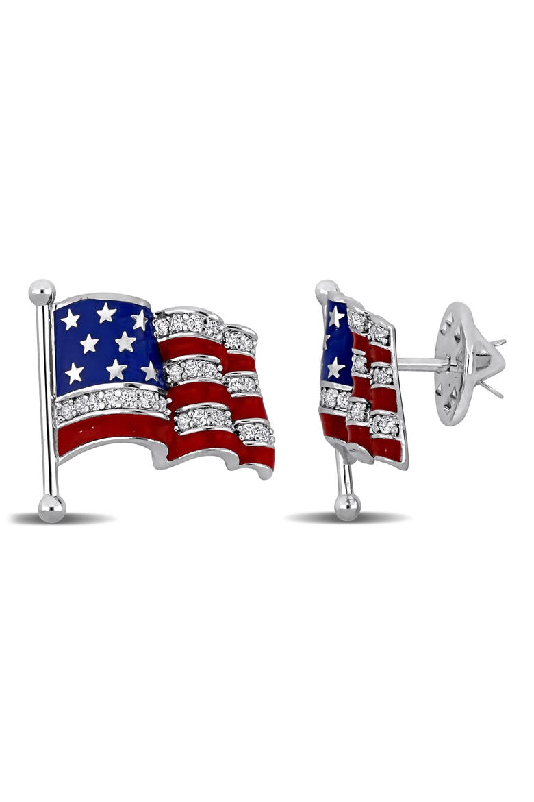 Americas 250th Anniversary Cubic Zirconia Pin, Main, color, MULTI