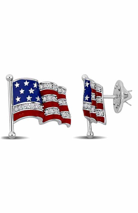 Americas 250th Anniversary Cubic Zirconia Pin
