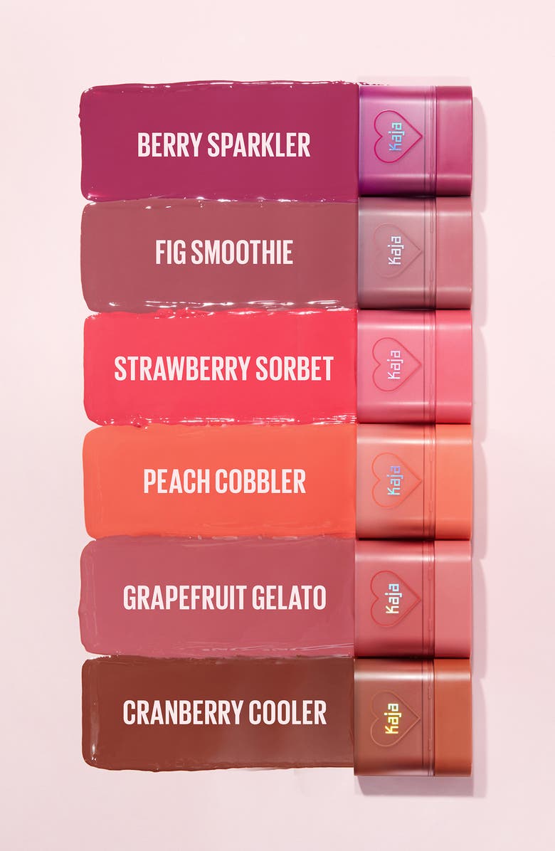 Kaja Dewy Bar Blush & Lip Balm, Alternate, color, Strawberry Sorbet