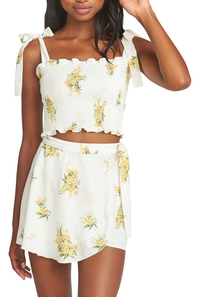 Antoinette Floral Smocked Top, Main, color, SUNNY SIDE FLORAL