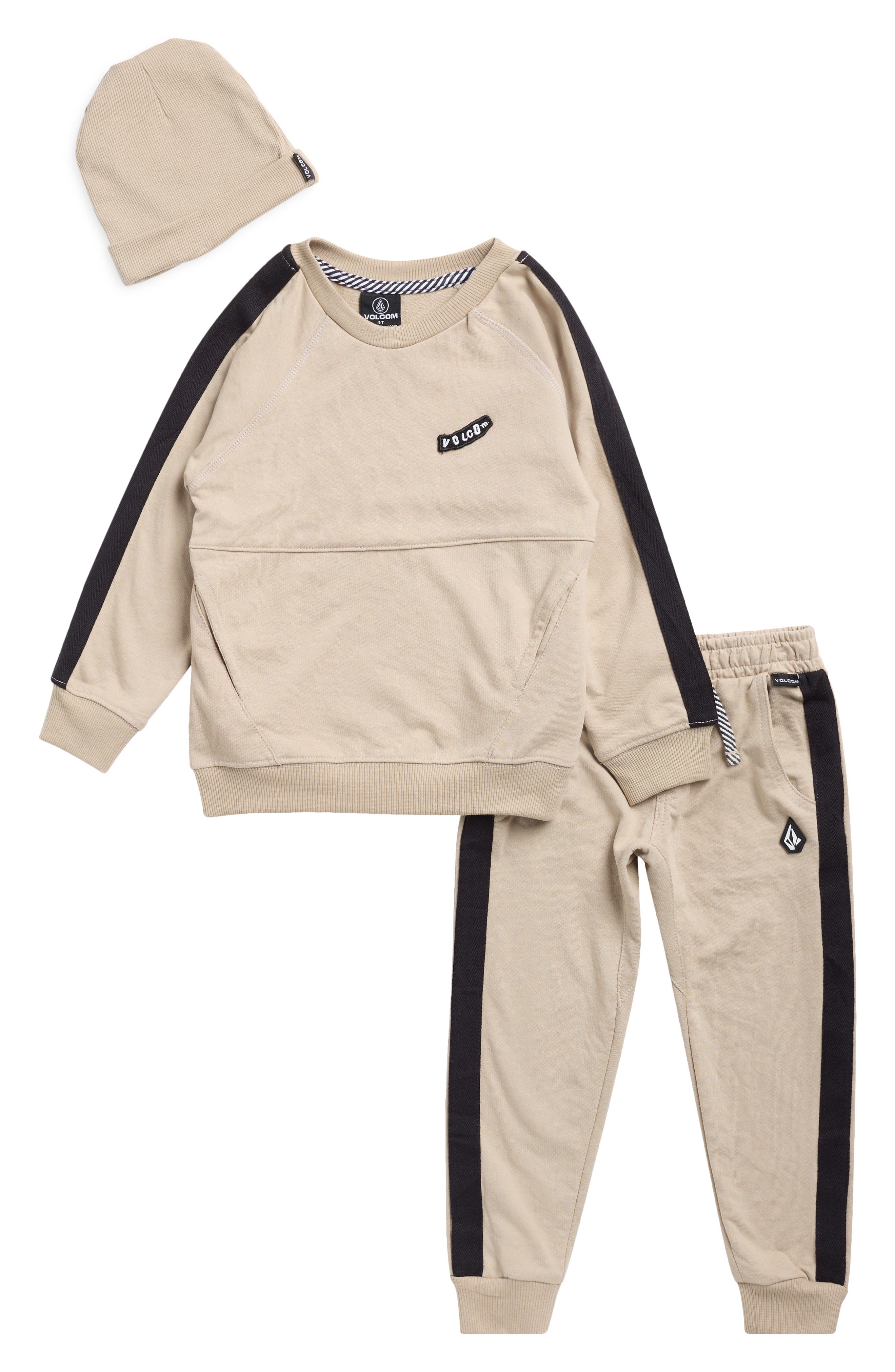 Kids' French Terry Jogger Set & Beanie