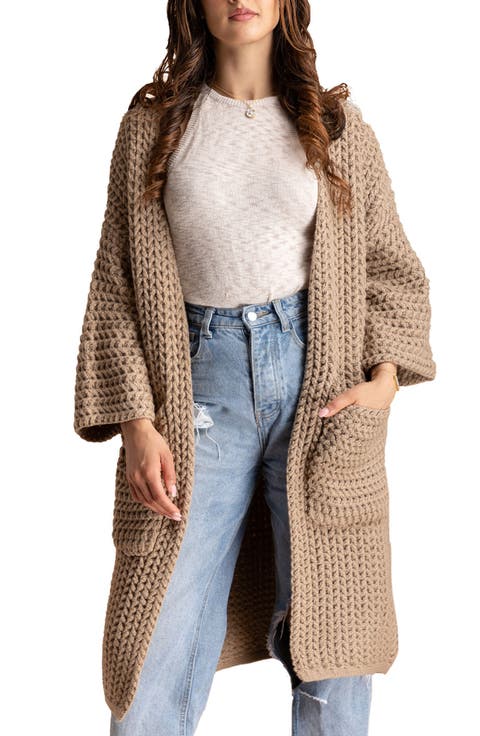 Knit Open Front Cardigan