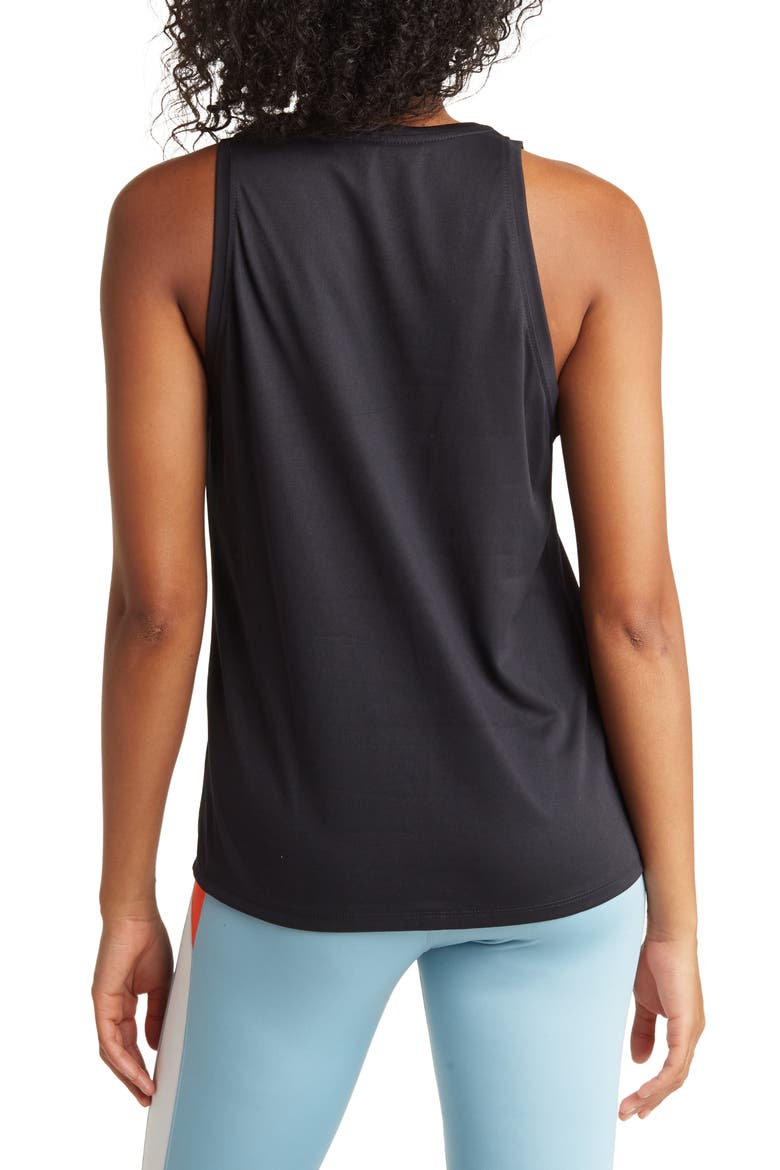 Dri-FIT Running Tank, Alternate, color, 010 BLACK/WHITE