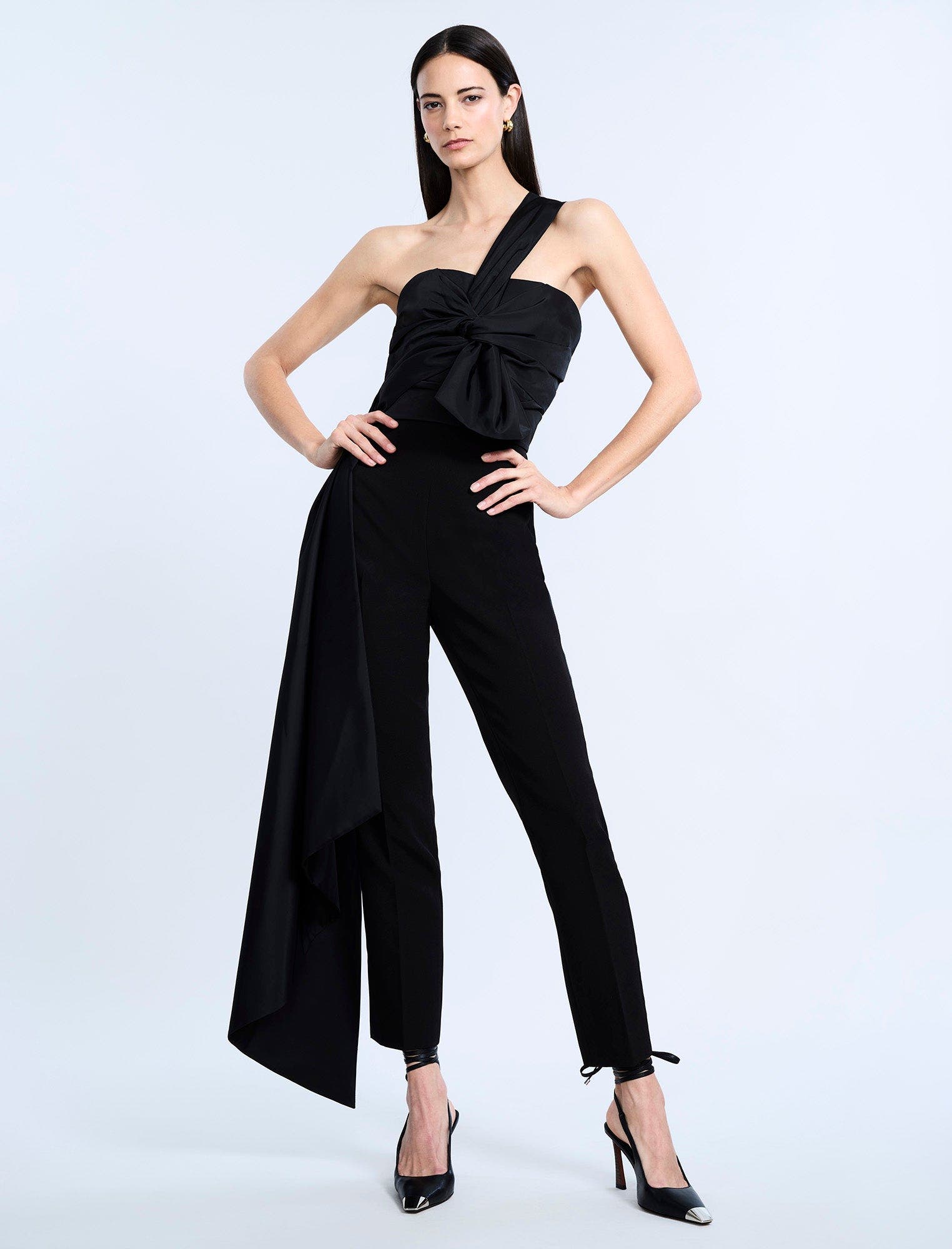cigarette trousers for women Viktor&Rolf Black Pants 76% Cotton 22% Polyester 2% Spandex Photos by Women's Trouser The Sophia Cigarette