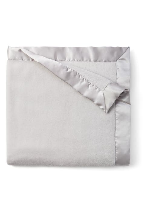 Satin Trim Fleece Blanket (Baby)