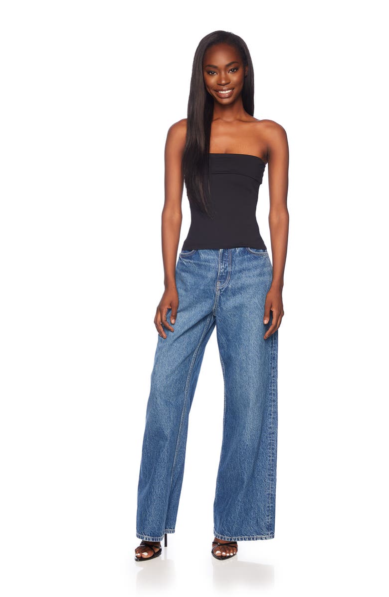 Susana Monaco Foldover Tube Top, Alternate, color,