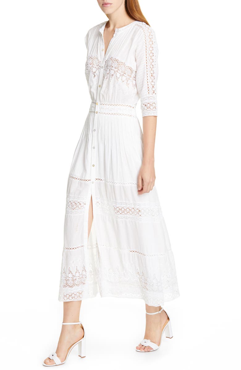 LoveShackFancy Beth Maxi Dress, Alternate, color, 