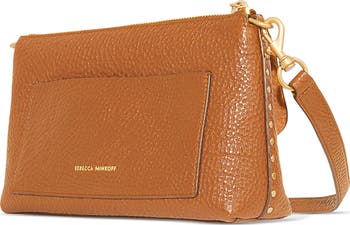 Darren Top Zip Leather Crossbody Bag