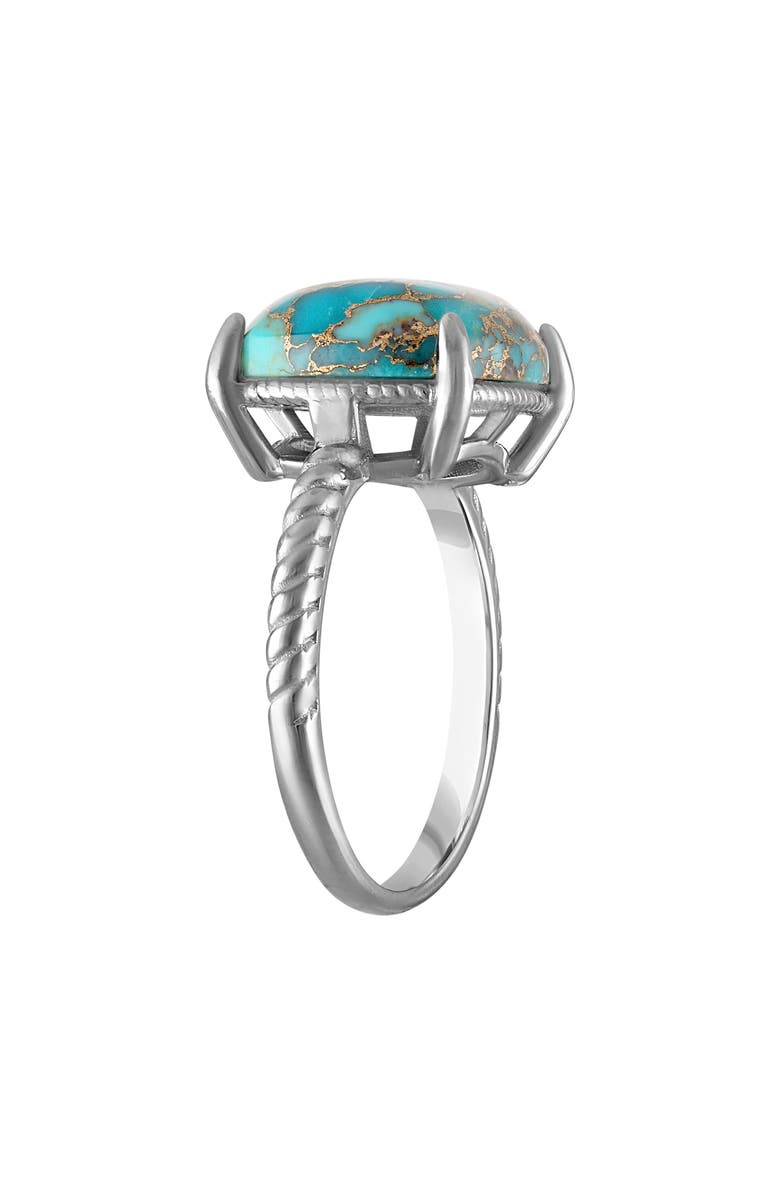 FZN Sterling Silver Turquoise Ring, Alternate, color, Turquoise