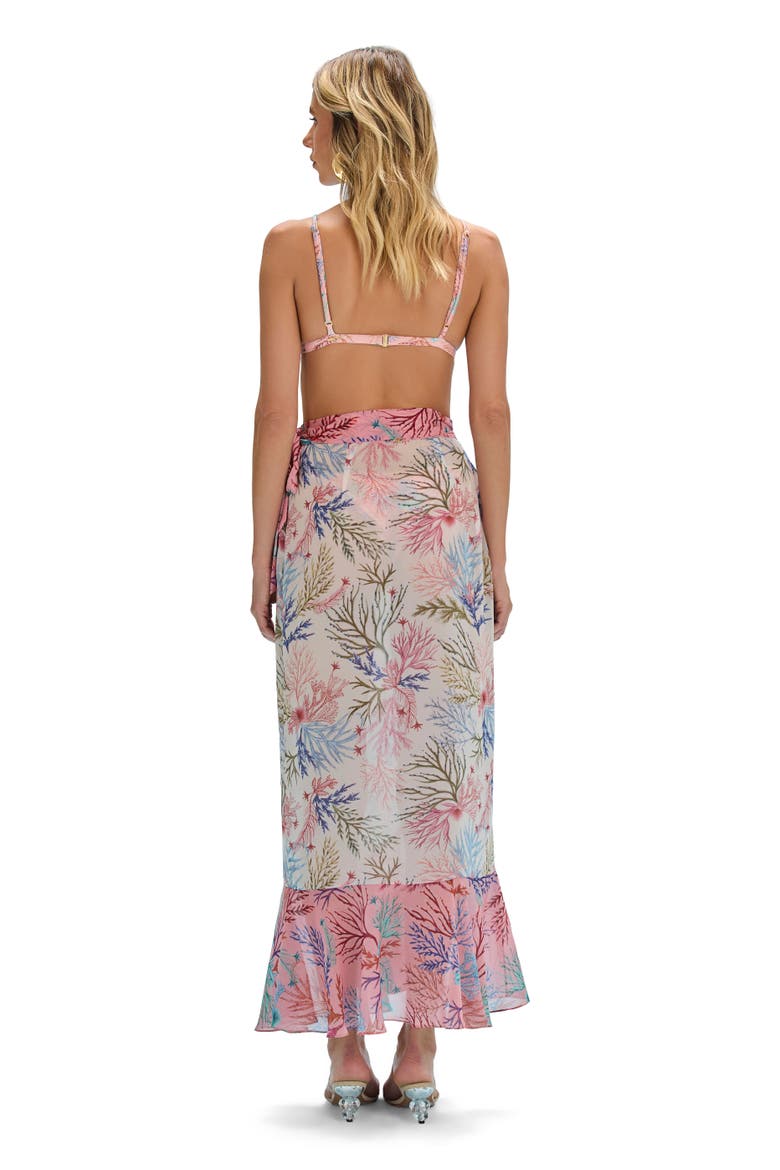 Seaweed Beach Skirt, Alternate, color, OFF WHITE AND PINK