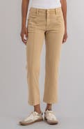 KUT from the Kloth Camry Seamed High Waist Crop Straight Leg Pants