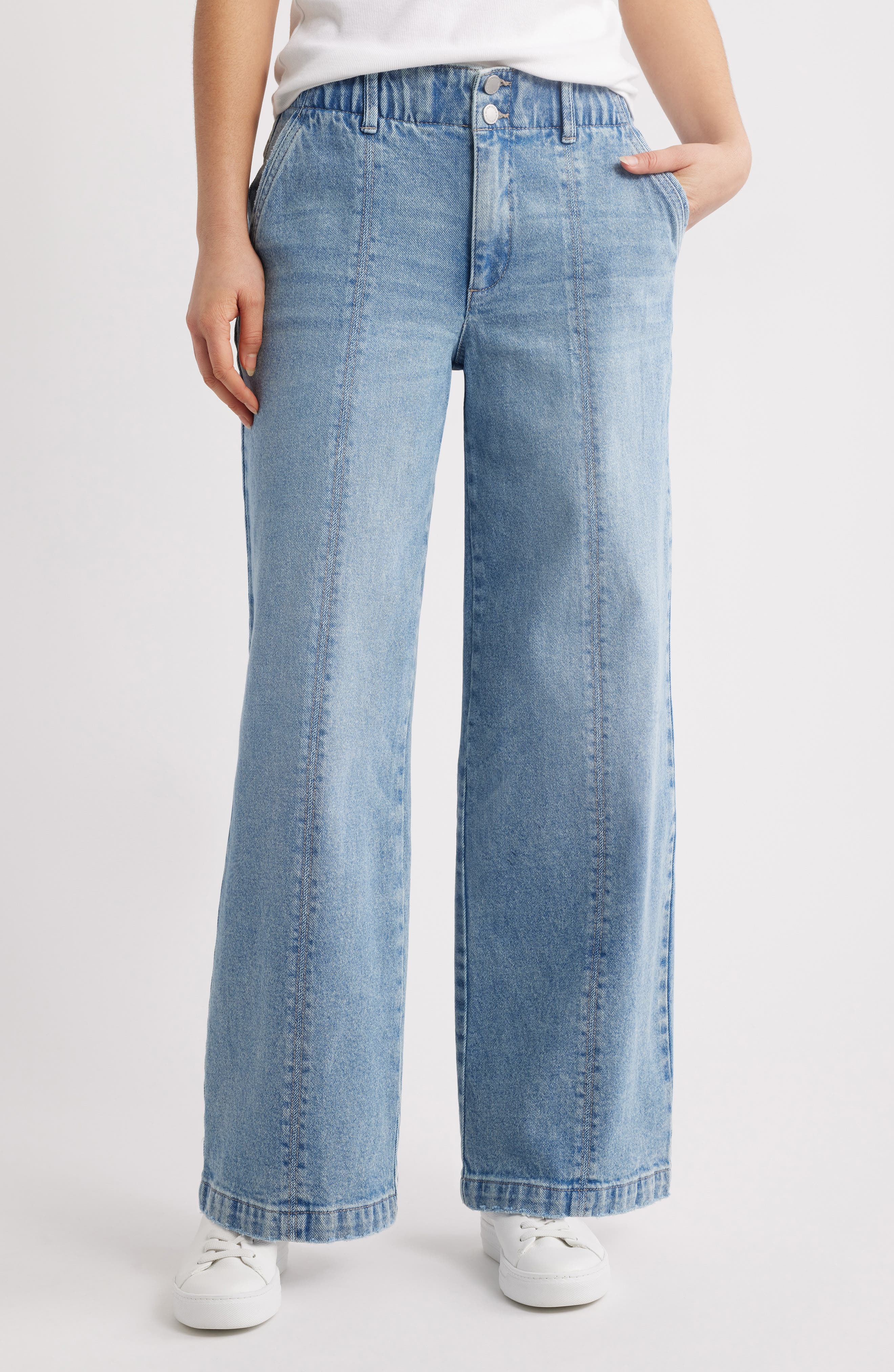Wit & Wisdom Emma Skyrise Wide Leg Jeans