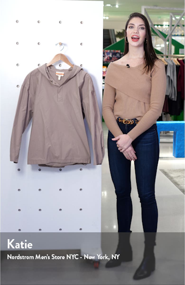 Hooded Organic Cotton Blend Jacket, sales video thumbnail