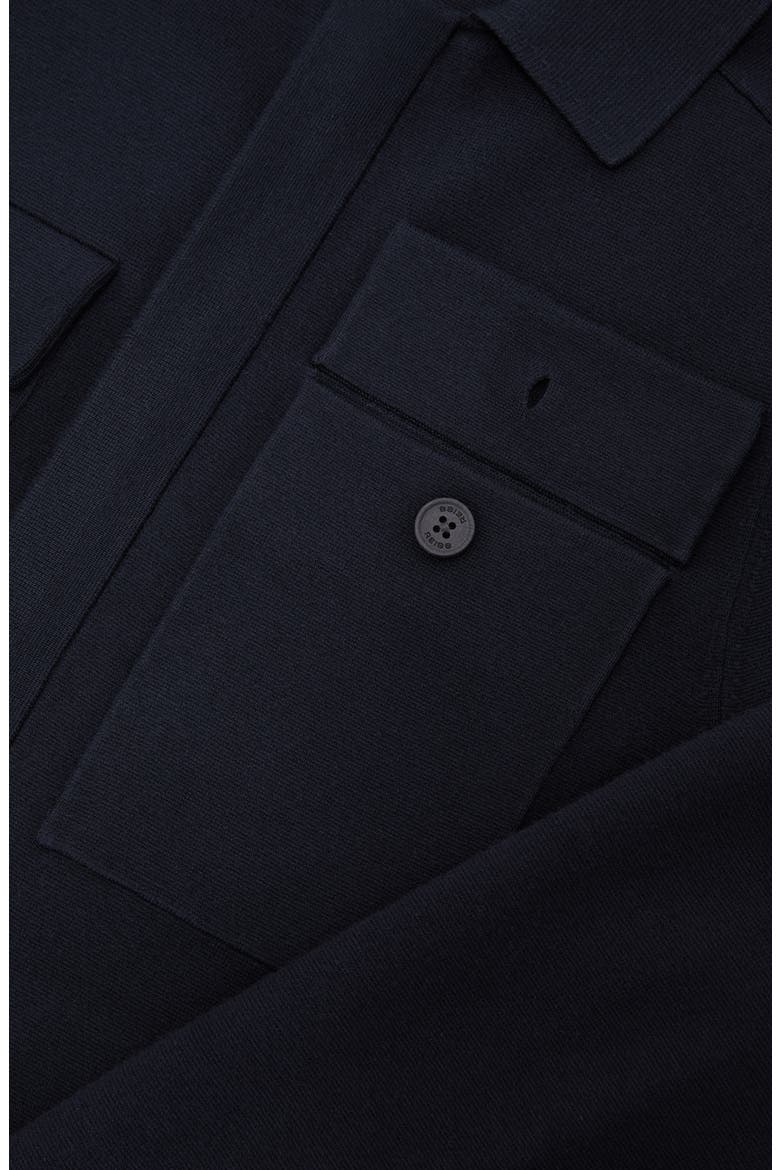 Fleetwood Full Zip Knitted Jacket, Alternate, color, NAVY