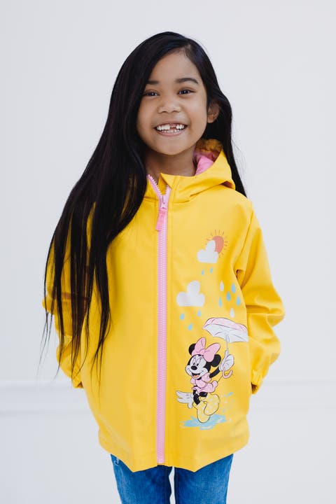 Minnie Mouse Hooded Zip-Up Rain Jacket