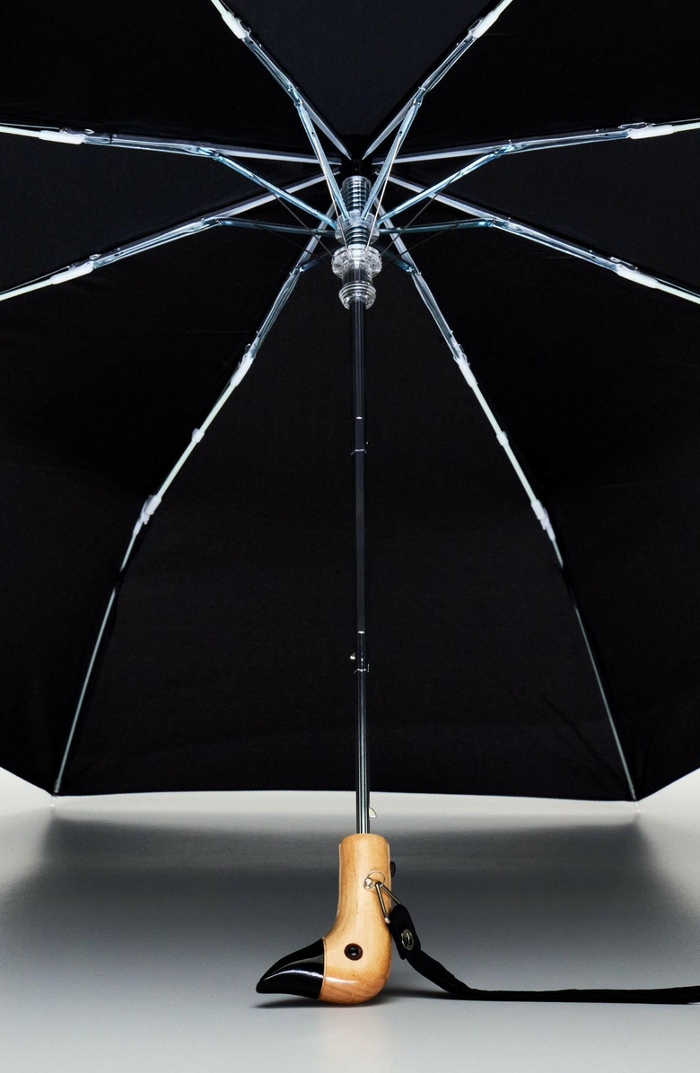 Original Duckhead Eco-Friendly Compact Duck Umbrella, Alternate, color, Black