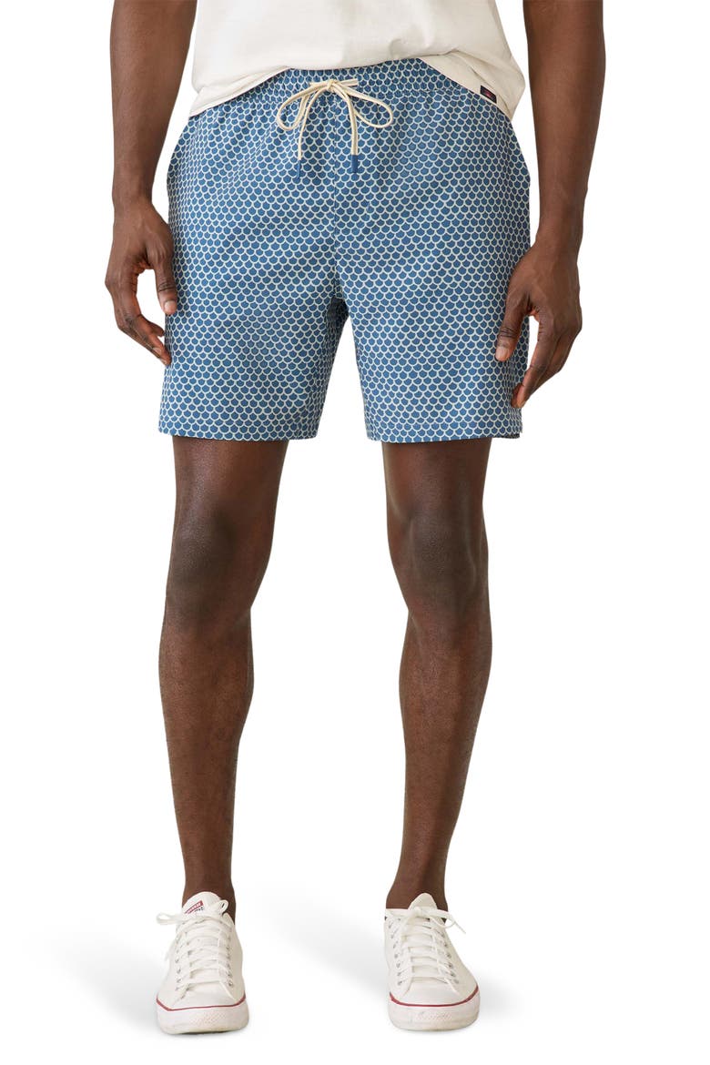 Shorelite Swim Trunks, Main, color, FISHSCALE