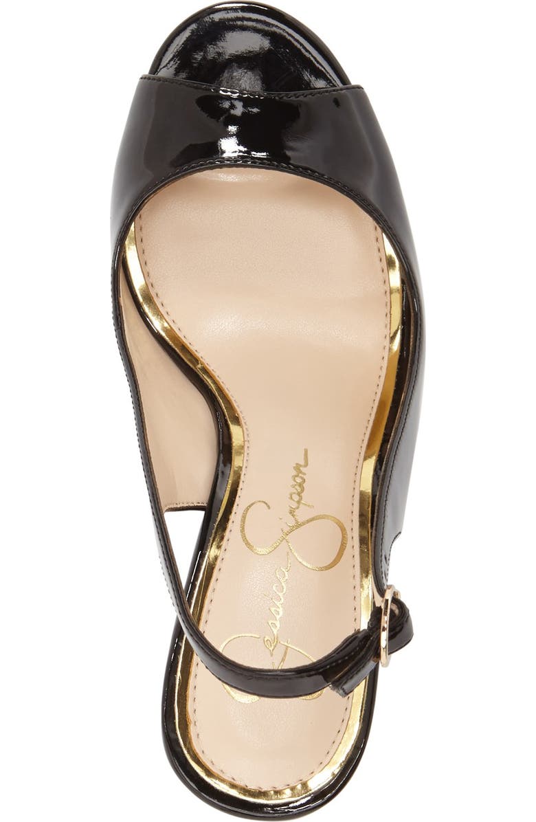 Jessica Simpson 'Jeniri' Platform Slingback Peep Toe Sandal, Alternate, color,