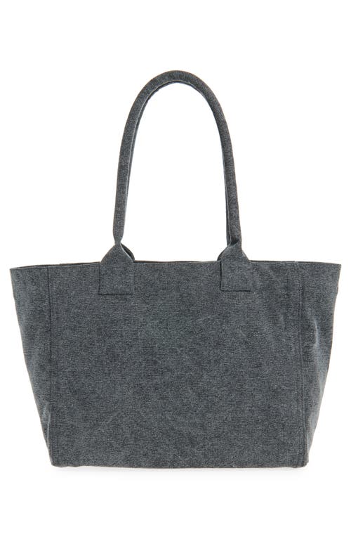 Isabel Marant Yenky Zipped Embroidered Logo Canvas Tote