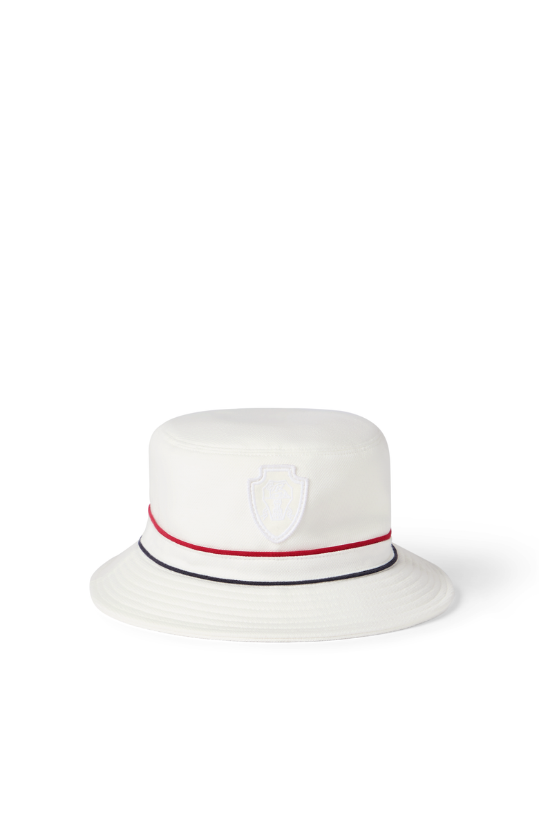 Brunello Cucinelli Bucket hat with logo, Main, color, White