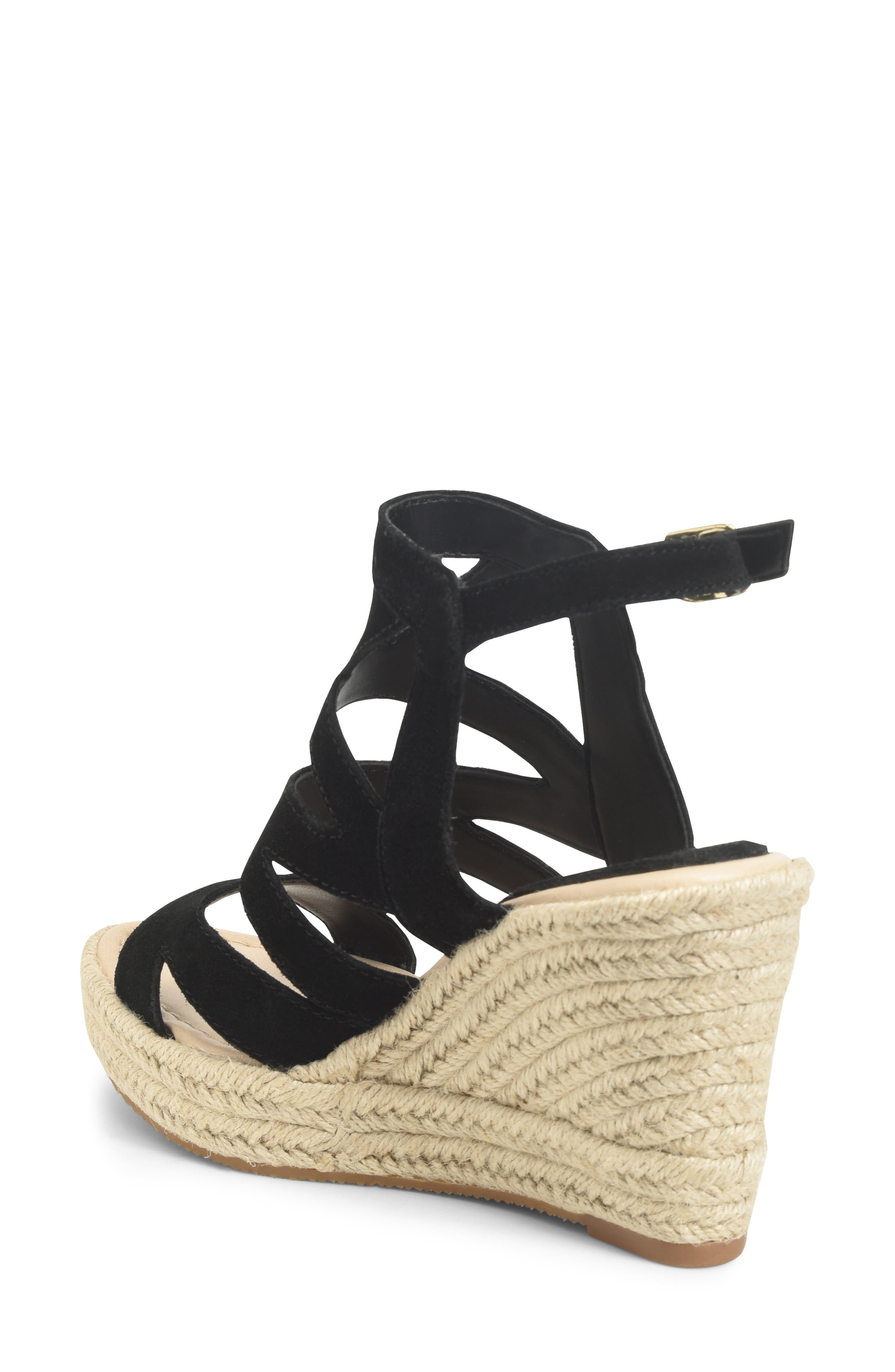 Söfft Shandys Wedge Sandal, Alternate, color, 