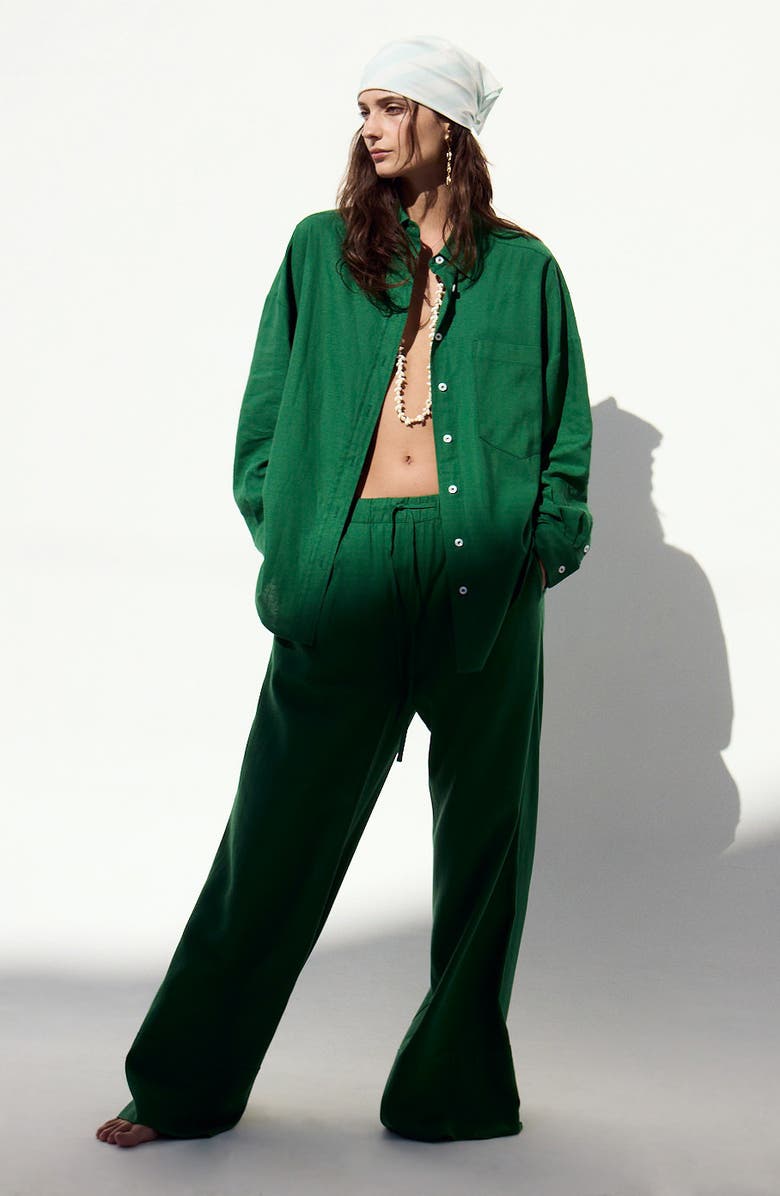 DELUC Antibes Ombré Shirt, Alternate, color, Green