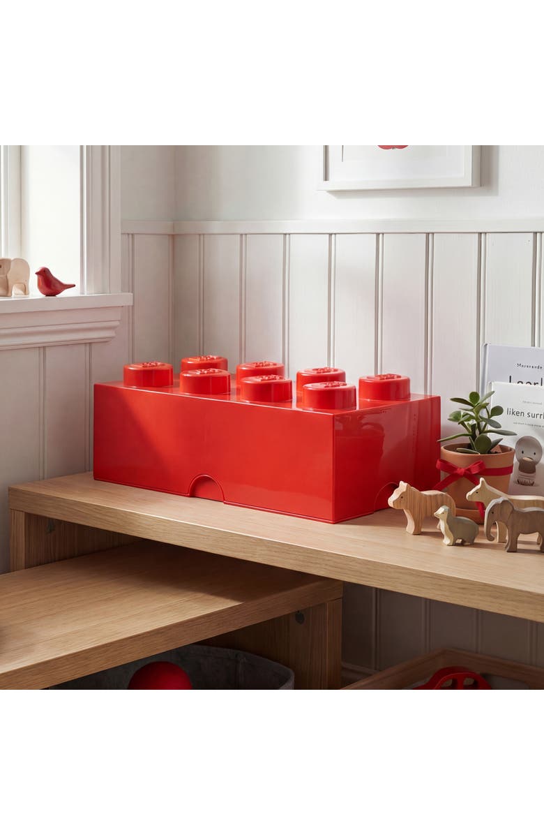 LEGO Storage Brick, Alternate, color, Red