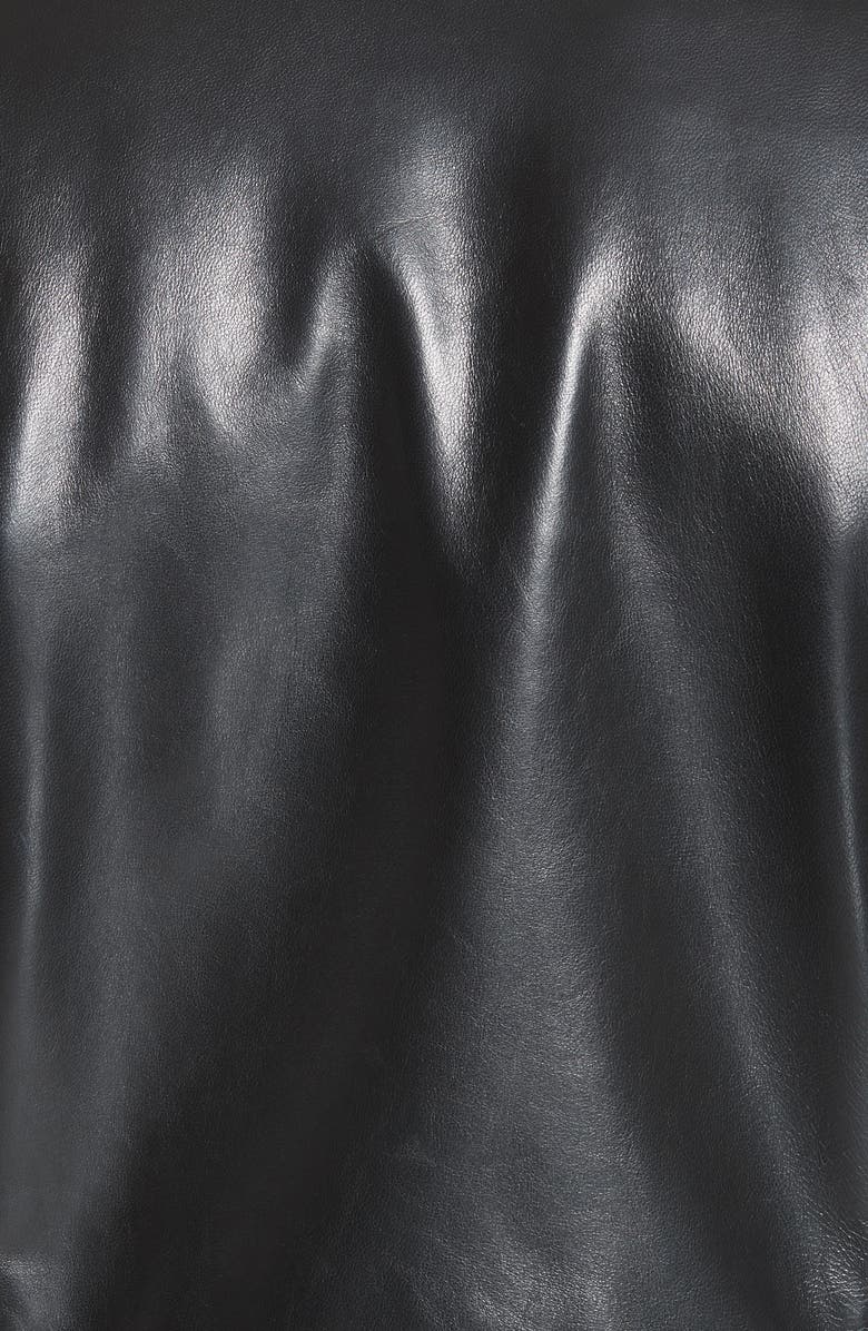 Alexander Wang Denim & Leather Layered Jacket, Alternate, color,