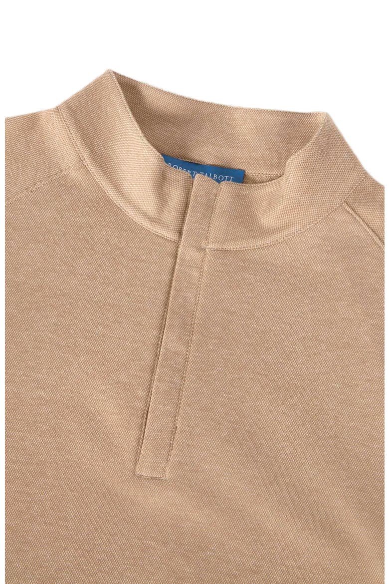 Wesley Cashmere Blend Quarter Zip, Alternate, color, Camel