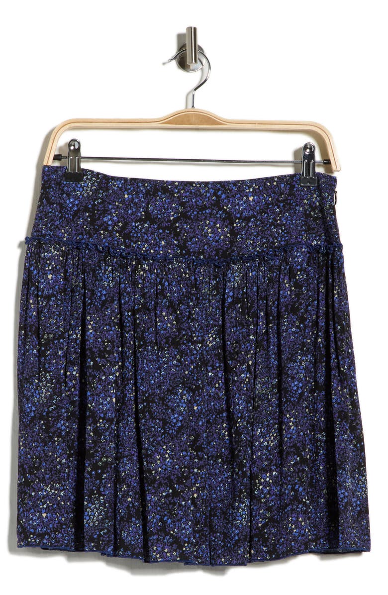 Longchamp Print Skirt, Main, color, Blue