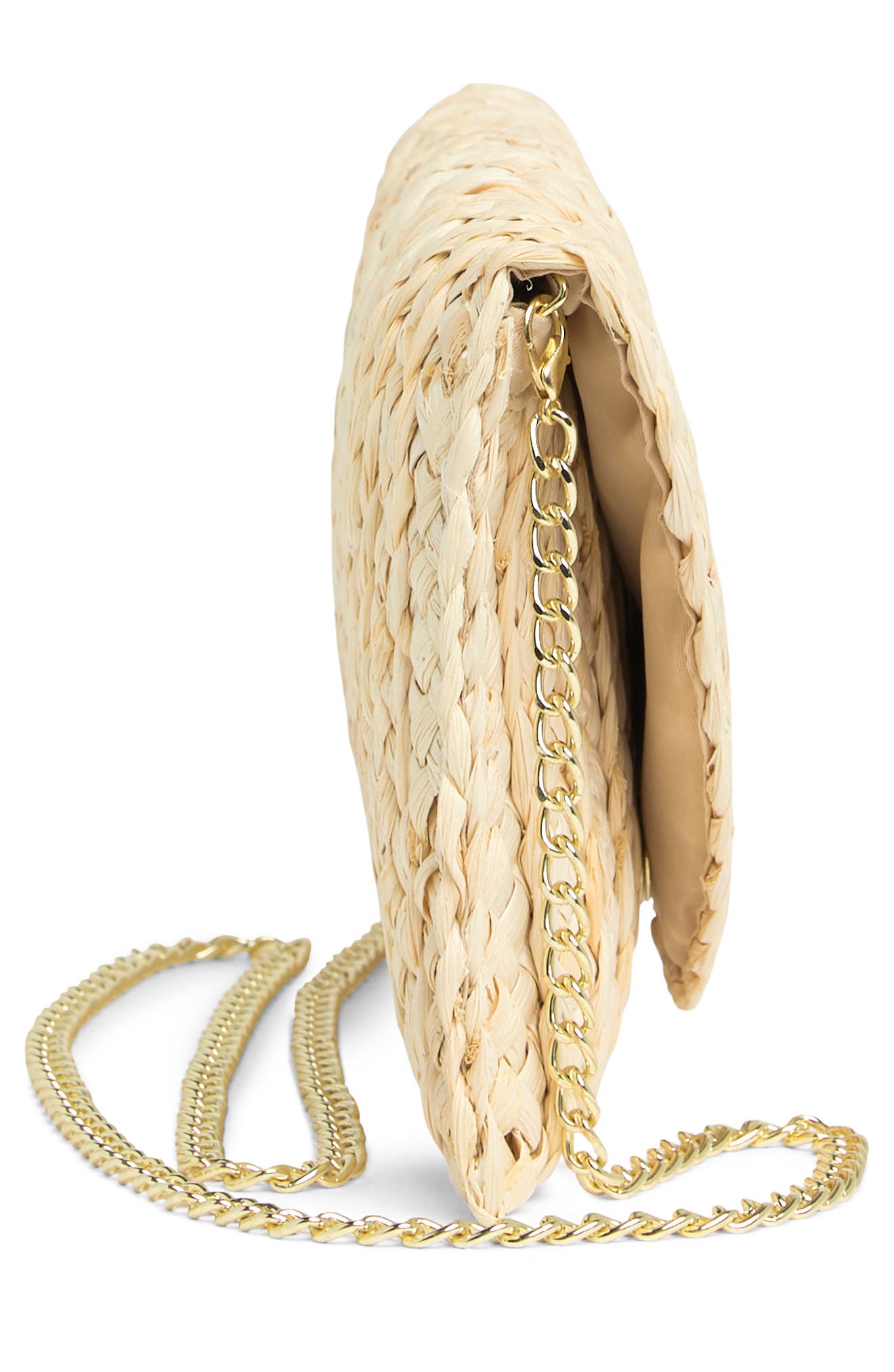 Collection XIIX Woven Straw Clutch, Alternate, color, Natural