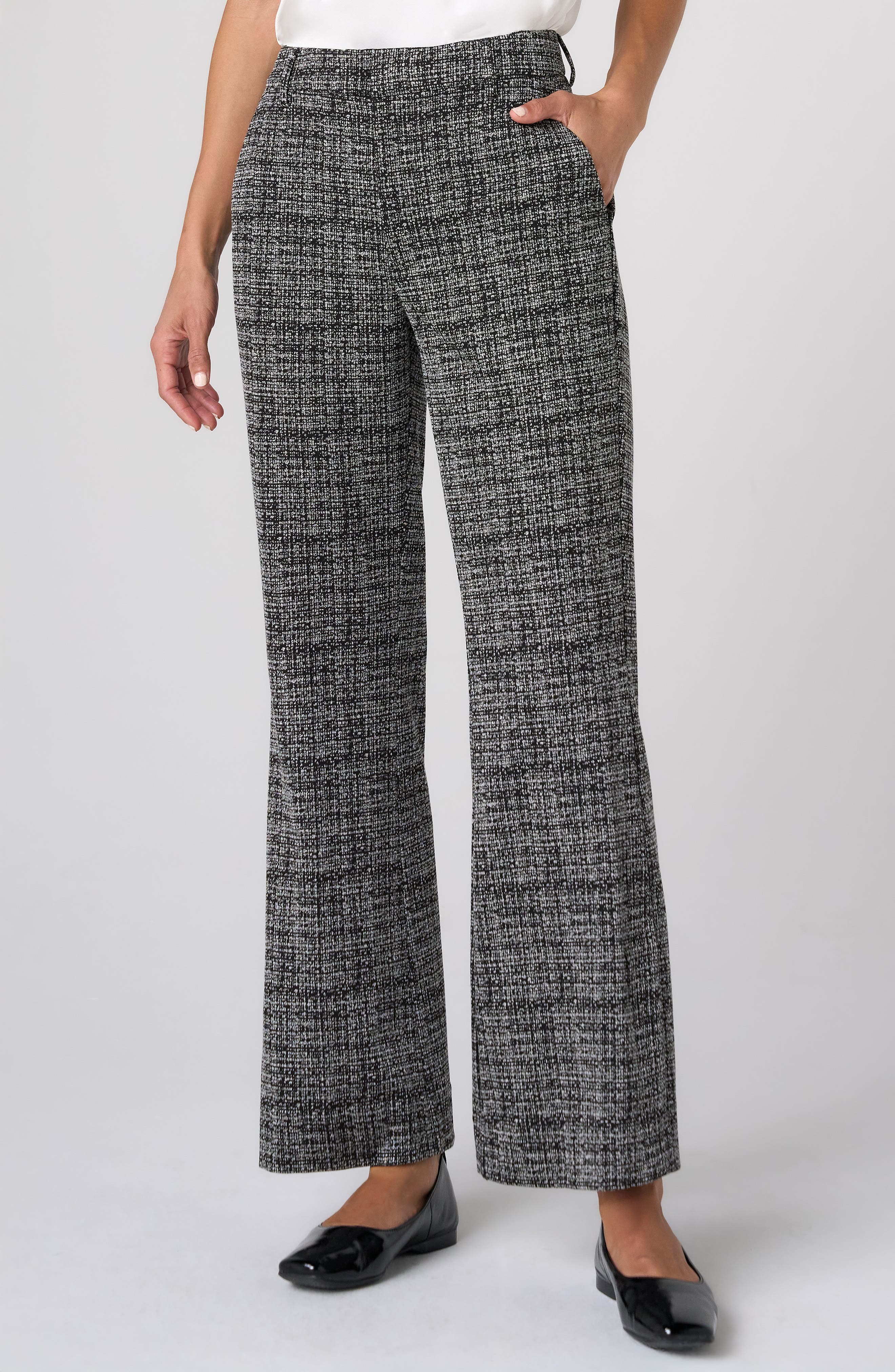 selected BLACK/ MULTI TWEED PRINT