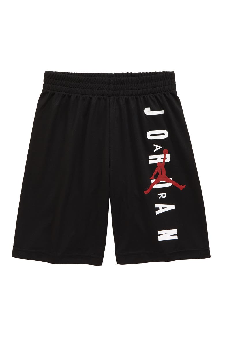 Vert Mesh Athletic Shorts, Main, color, BLACK