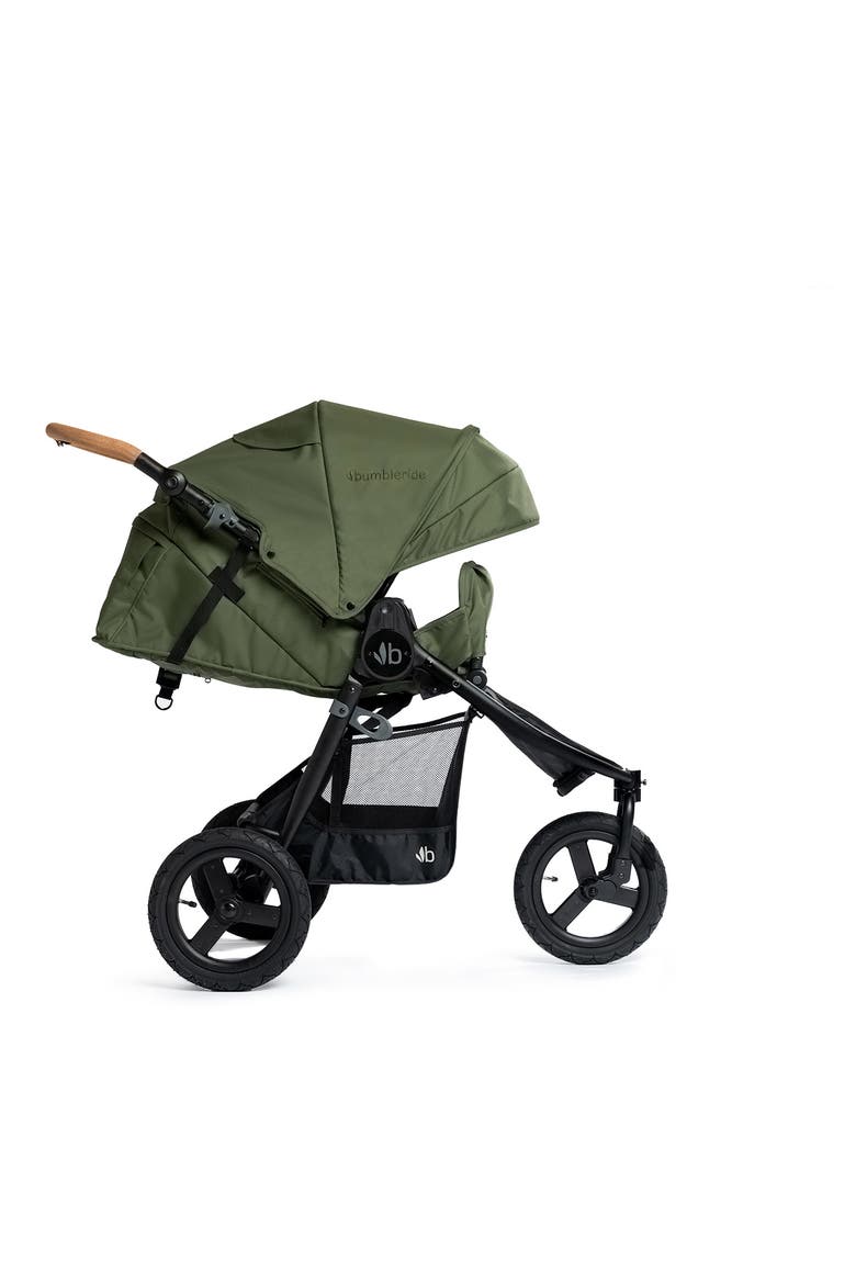 Indie All Terrain Stroller, Alternate, color, OLIVE GREEN/ BLACK